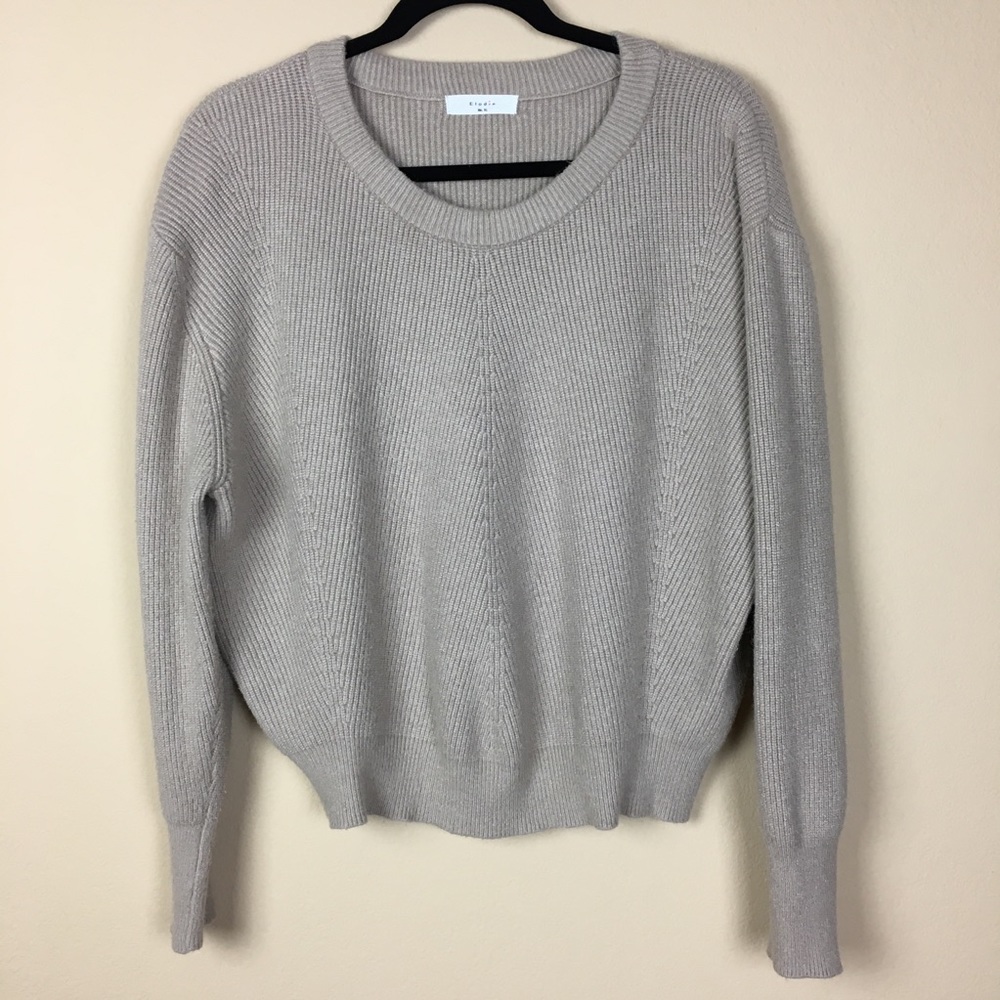 Elodie Pullover Sweater in Tan